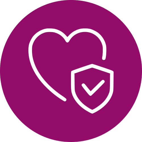 Shield with heart